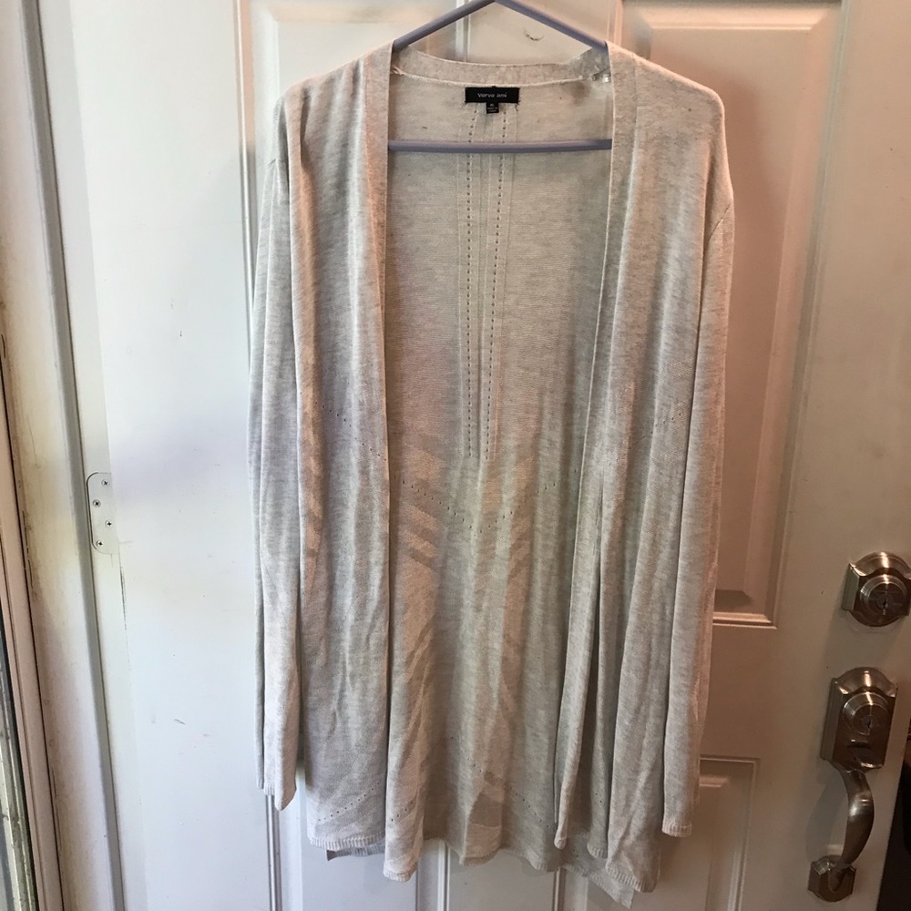 Grey cardigan